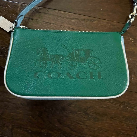 Coach- Nolita green colorblock handbag-NWT Retail $188 - Picture 5 of 12